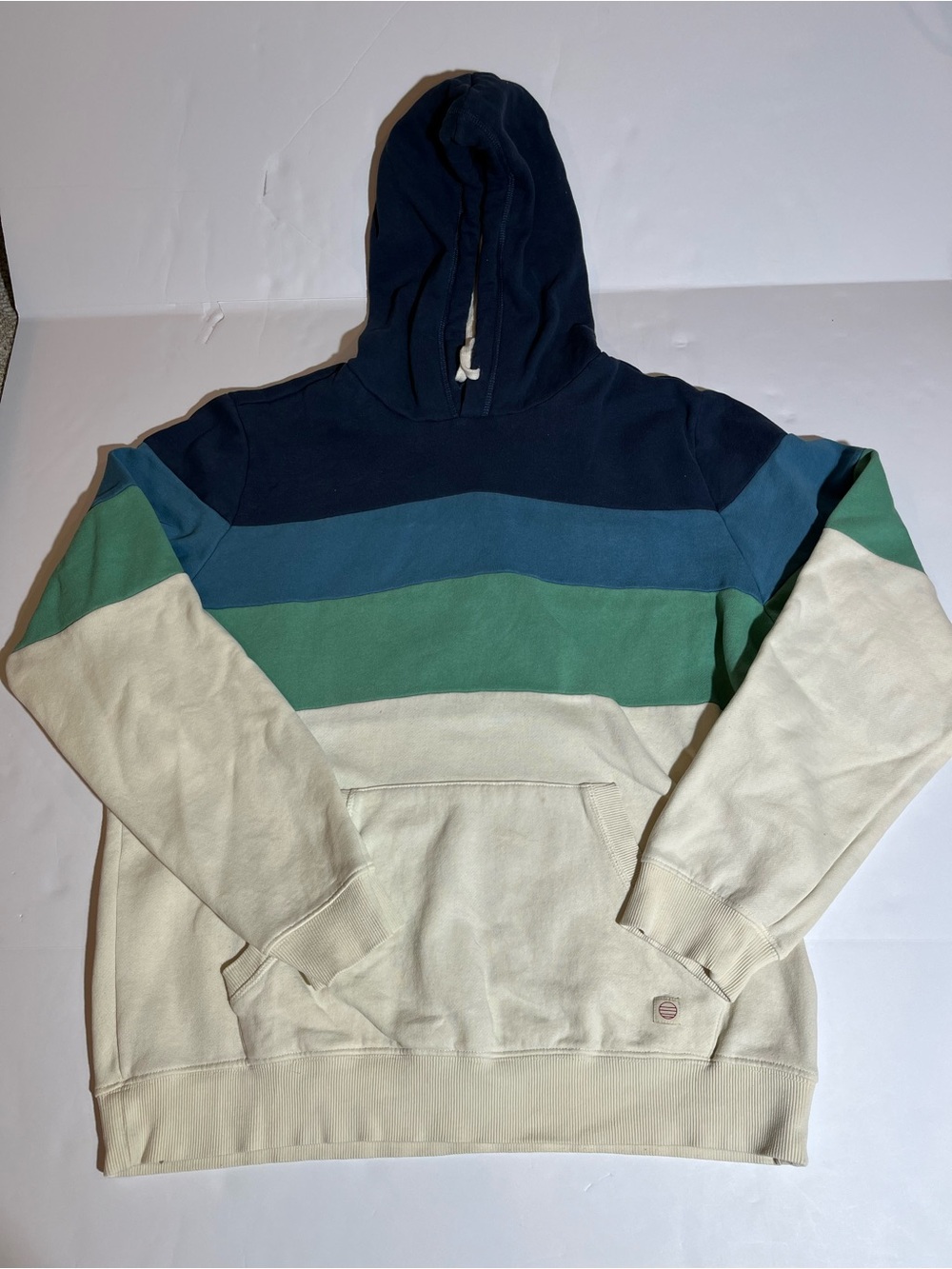 Marine Layer Color Block Men’s Hoodie Medium FLAWS